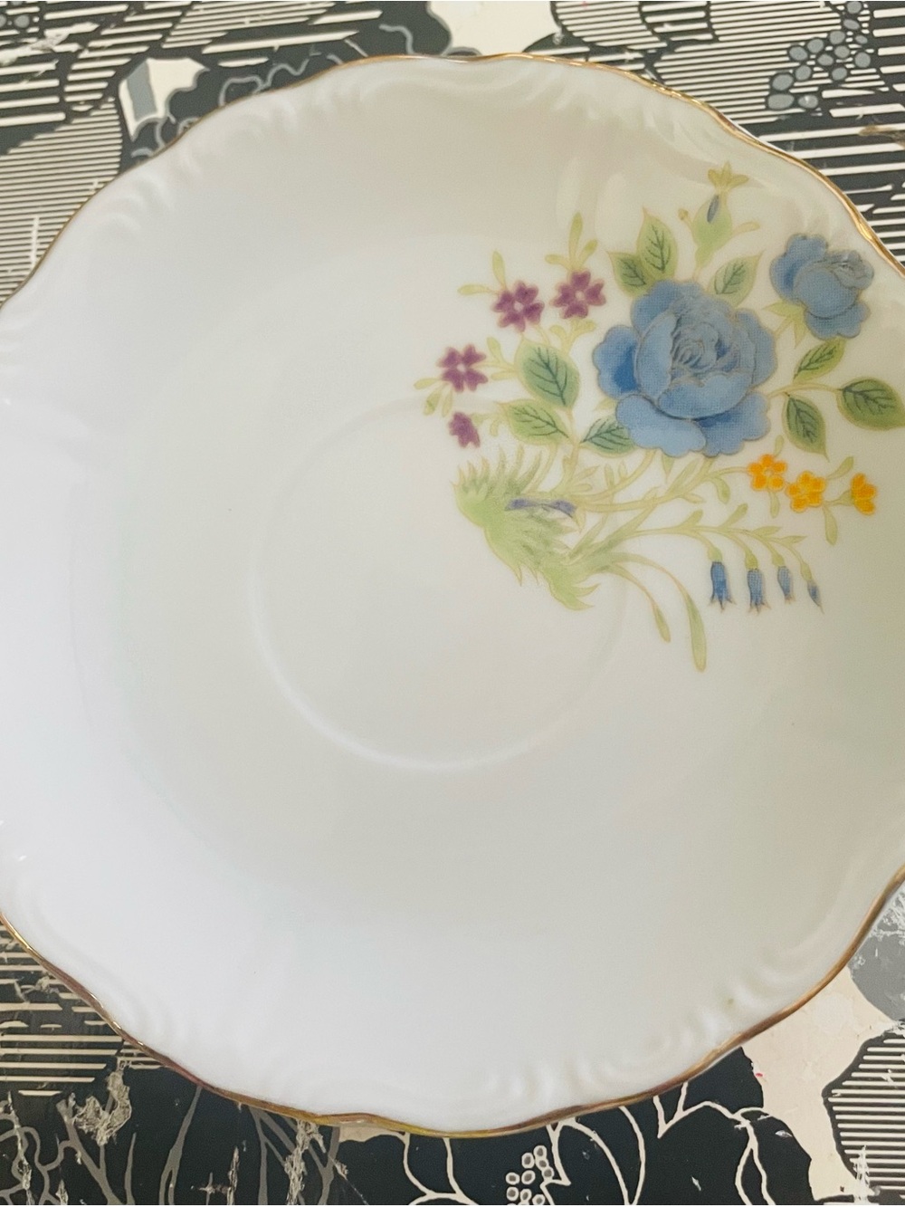 Vintage Plate Saucer by Houbigant of Paris Made in Japan
